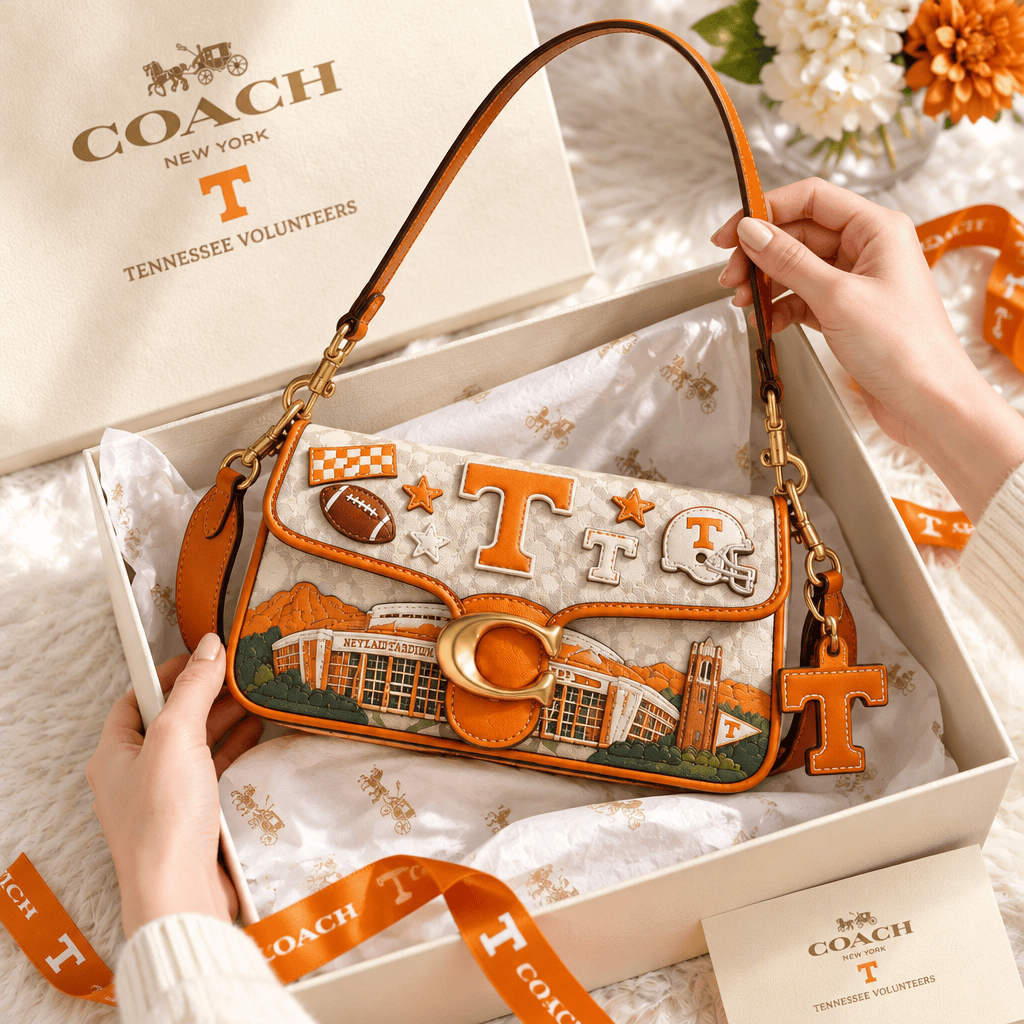 Premium TVF Coach Shoulder Cross With Charm LNTH