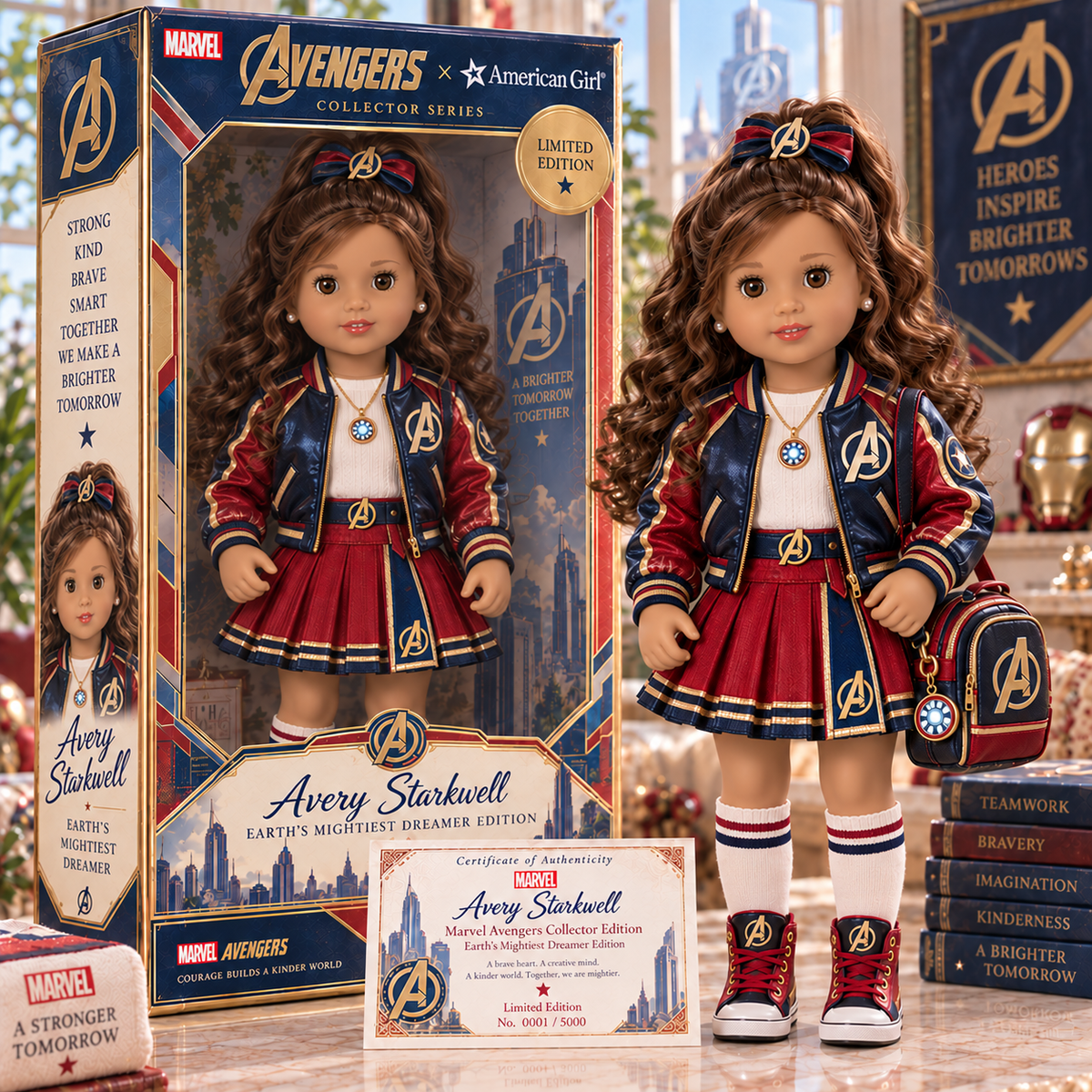 Premium AVG Commemorative Collector Doll NTNA
