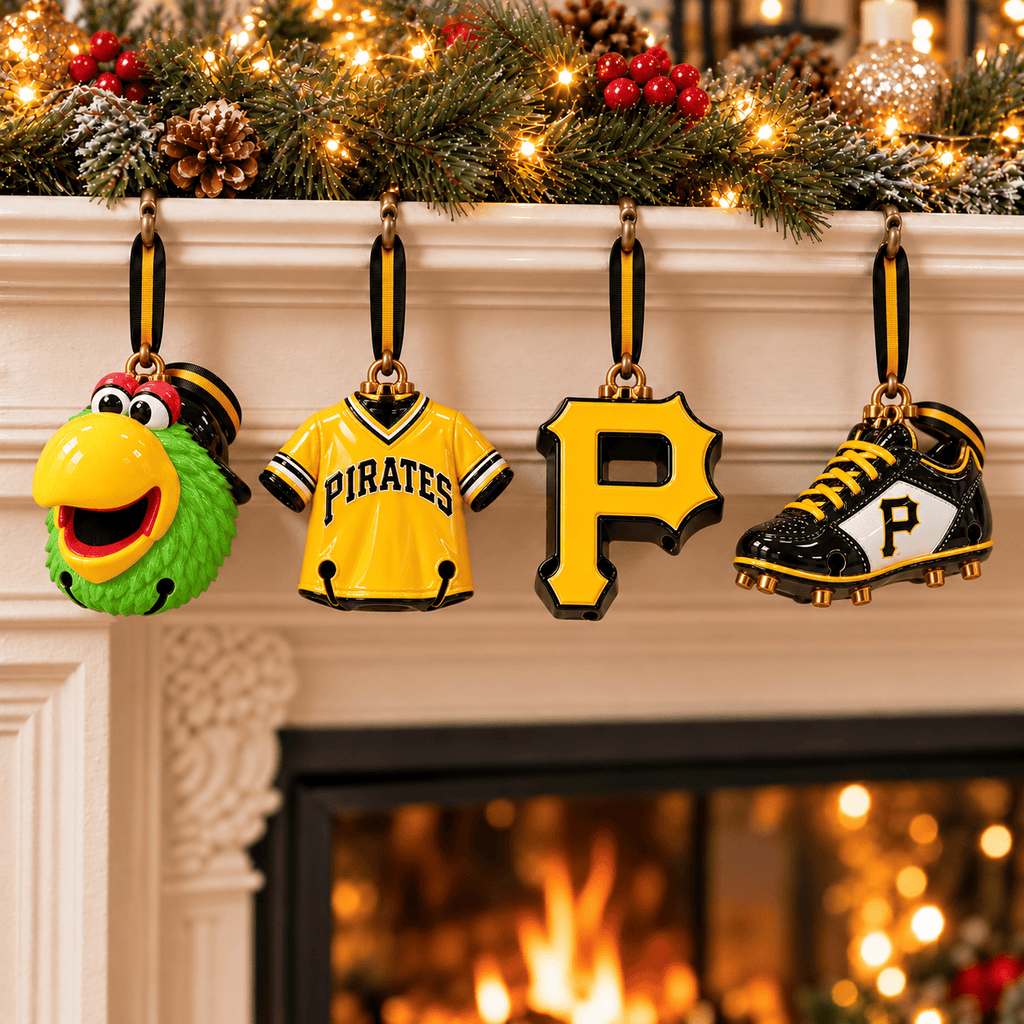 Premium PITTS Christmas Bell Ornament TTMH