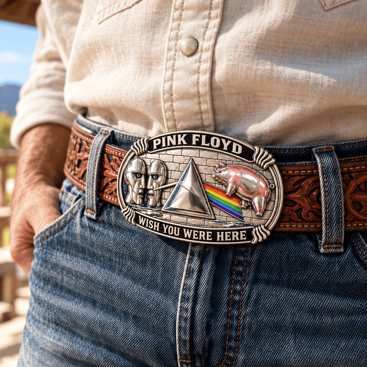 PFD SCULPTED COLLECTOR BELT BUCKLE HQH