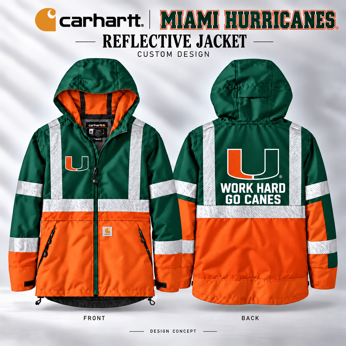 MHC Custom Reflective Workwear Jacket PNPA