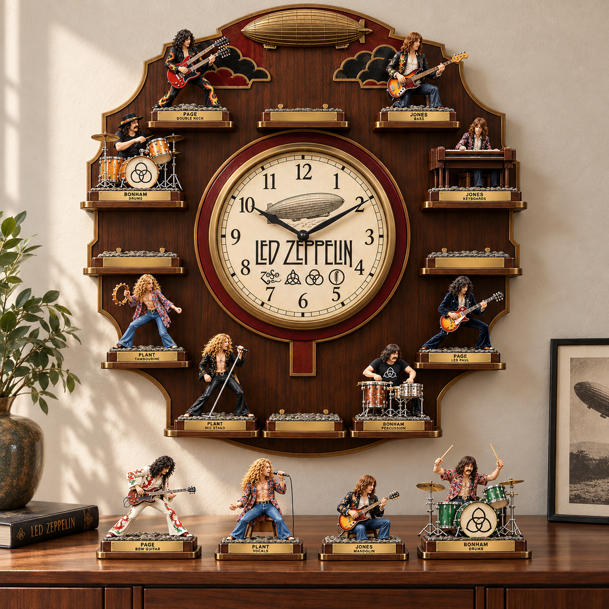 LZPL Premium Mascot Sculpture Clock Collection PTKL