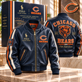CCB PREMIUM LEATHER BOMBER JACKET NTNA