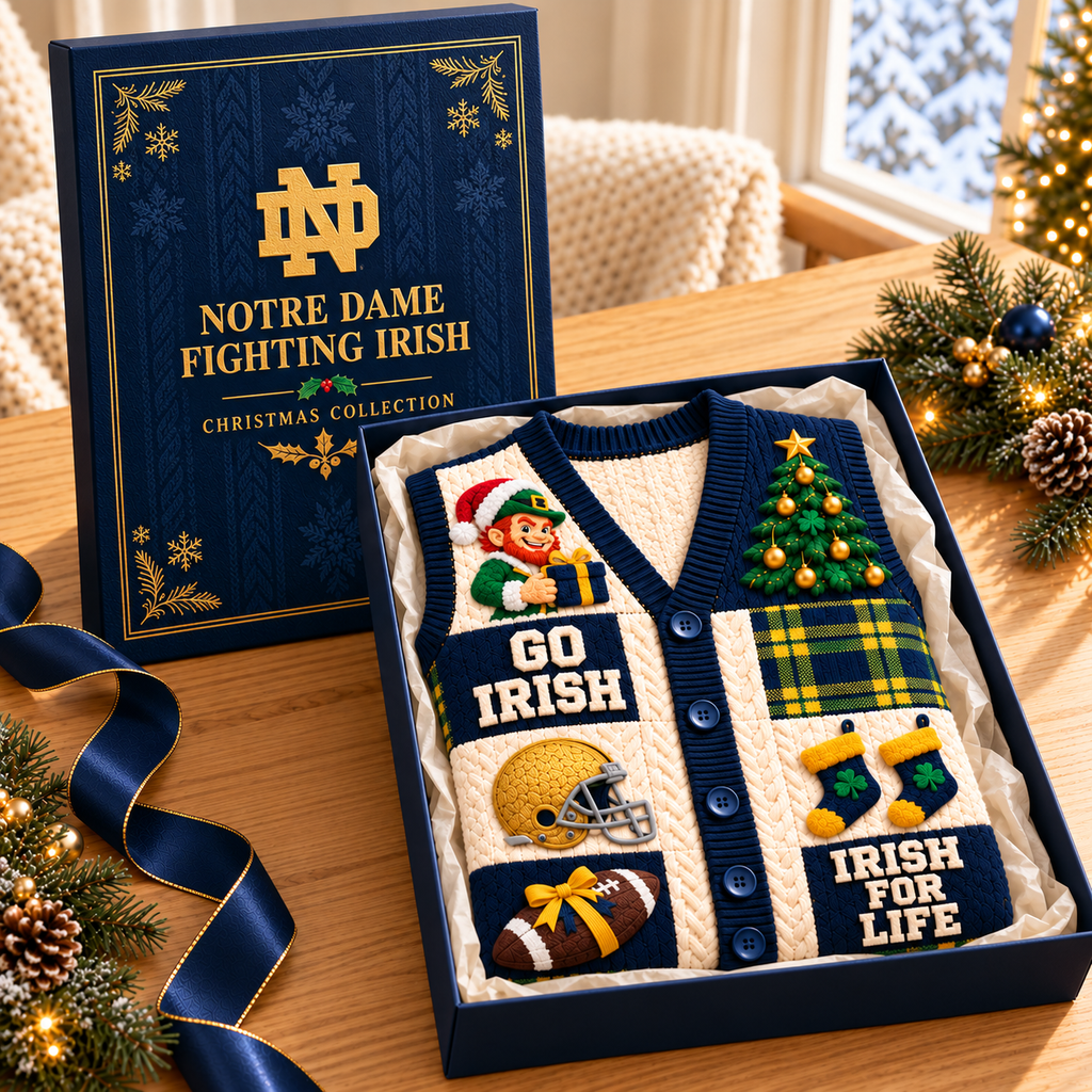 NDFI Premium Christmas Cardigan Vest TMH
