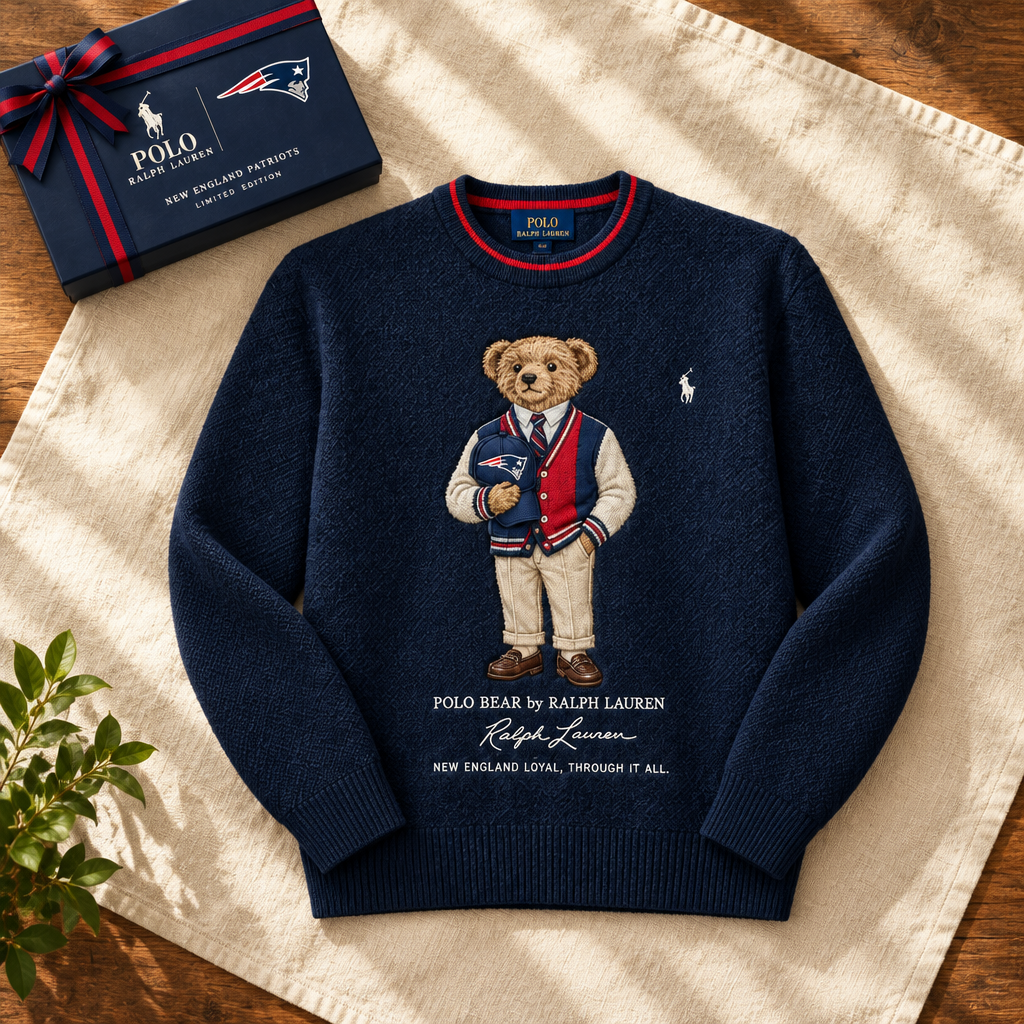 New England Patriots Premium Crewneck Sweater