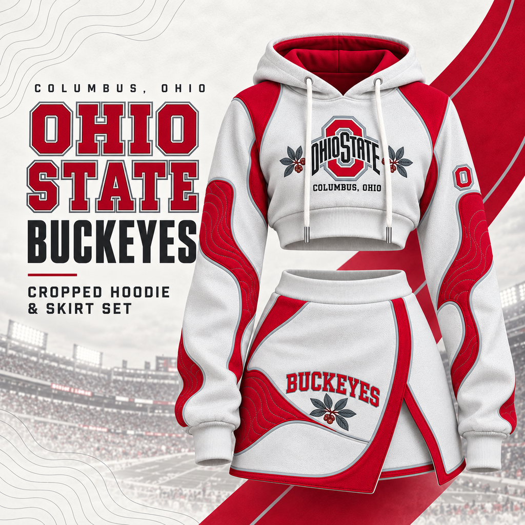 OSB Women’s Cropped Hoodie & Skirt Set DNBN