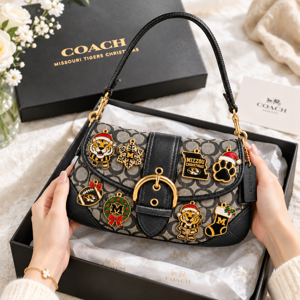 Missouri Tigers Soho Bag With Charm
