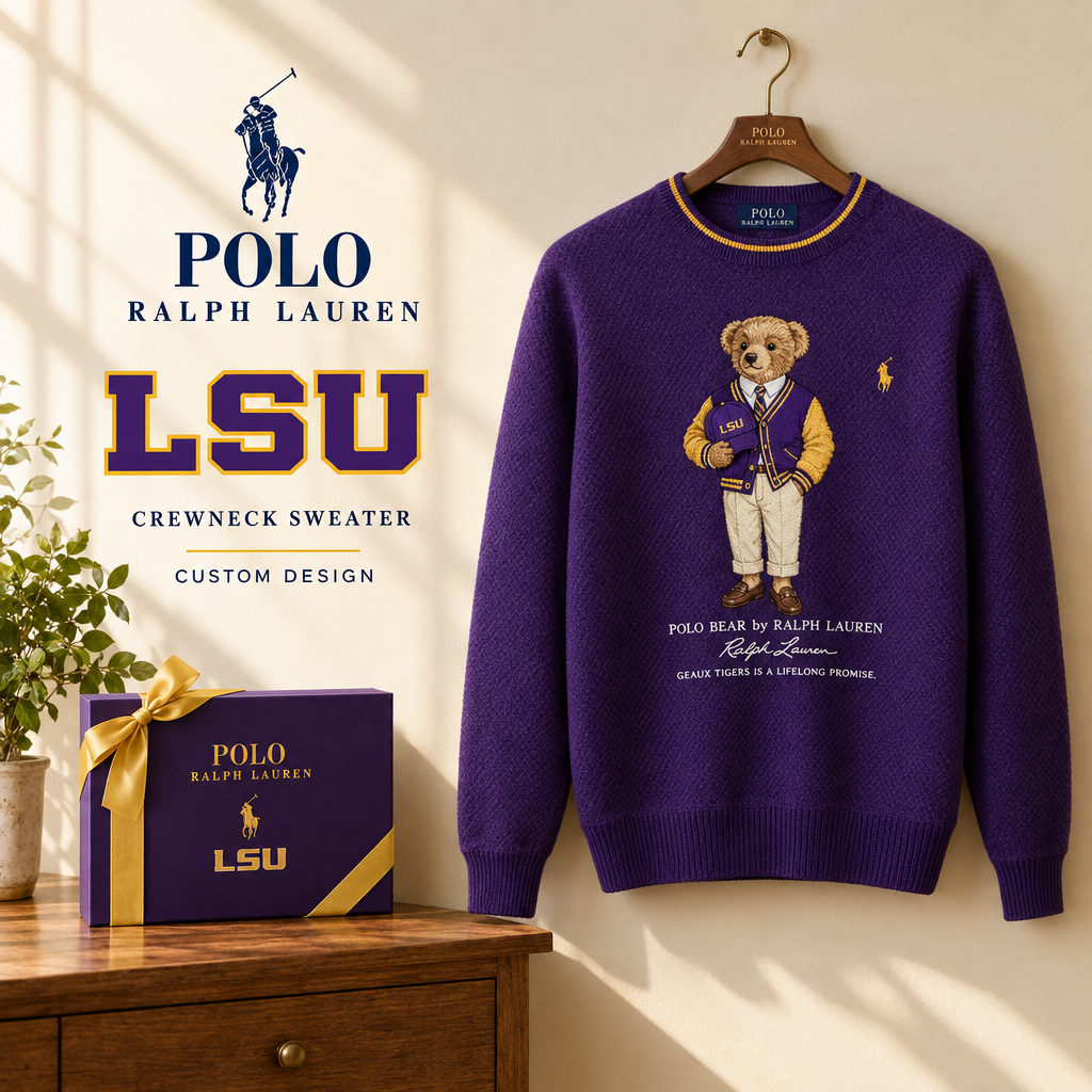LSU Tigers Premium Crewneck Sweater