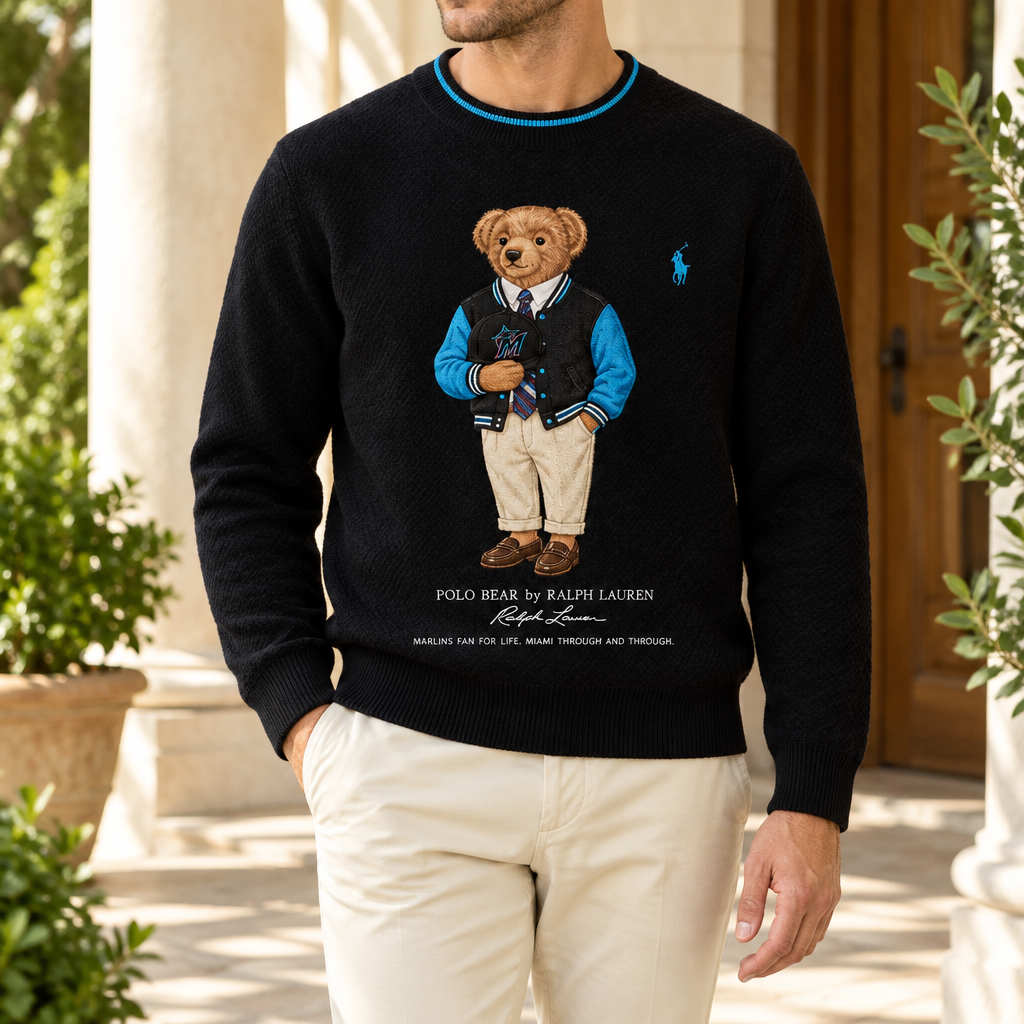 Miami Marlins Premium Crewneck Sweater