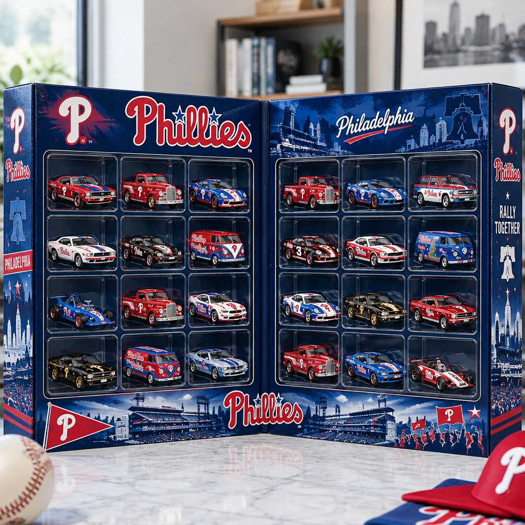 Philadelphia Phillies Premium Mini Car Advent Calendar